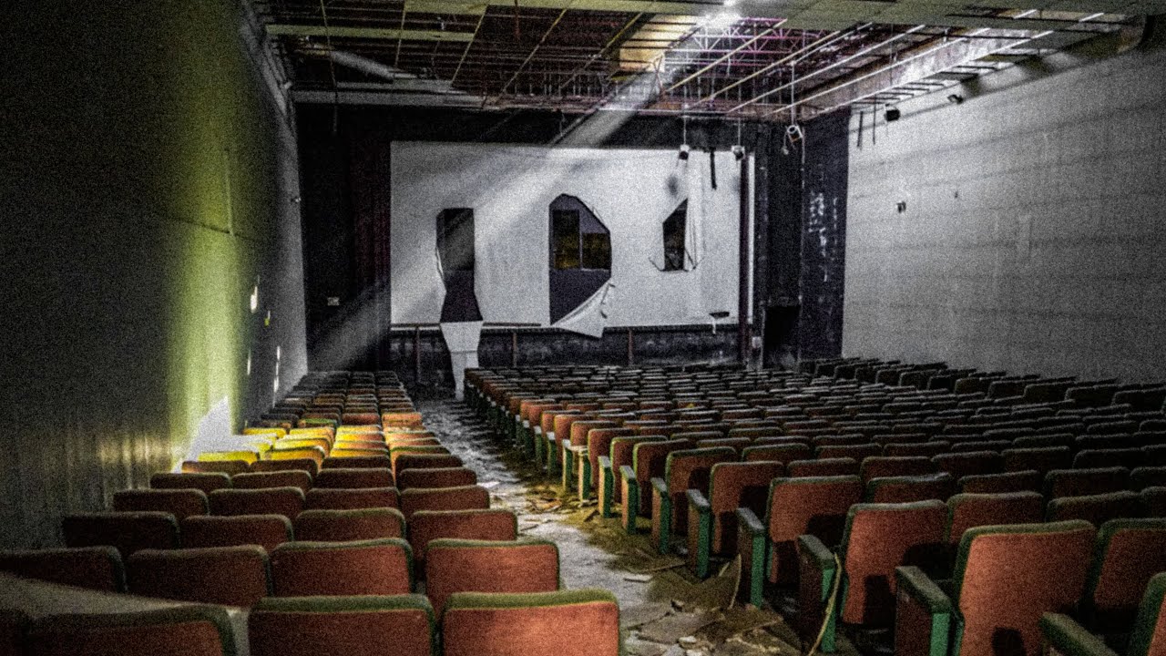 Abandoned Retro Movie Theater or Backrooms…?
