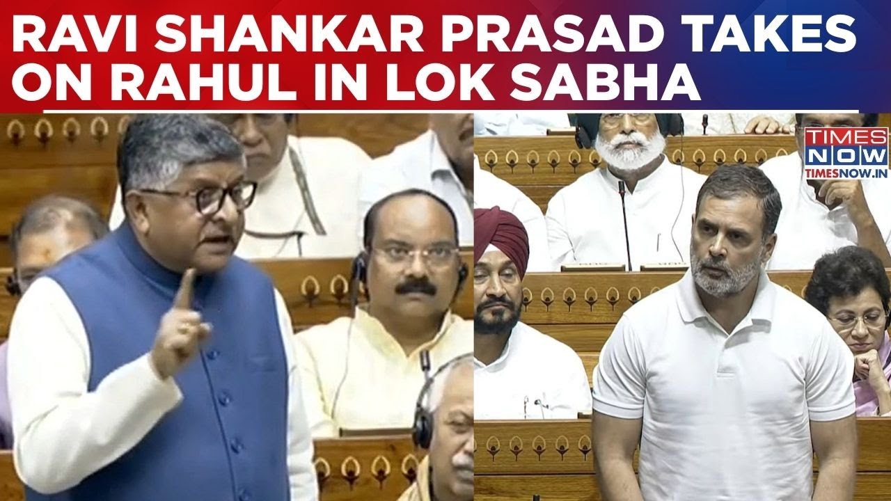 'PM Can Never Be Compromised': Ravi Shankar Hits Back At Rahul Gandhi In Heated Lok Sabha Debate