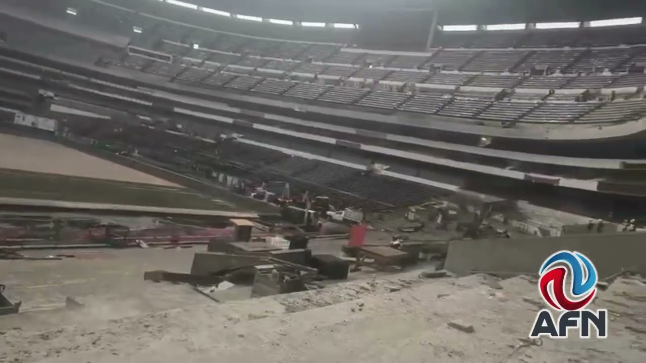 Remodelaci&oacute;n el Estadio Azteca para el Mundial 2026, en im&aacute;genes