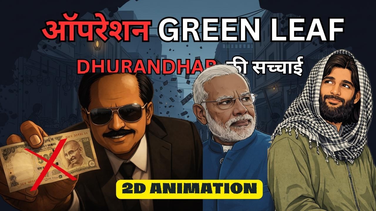 OPERATION GREEN LEAF || Dhurandhar ki sacchi kahani  II akhri kyu hua tha notebandi 🧐