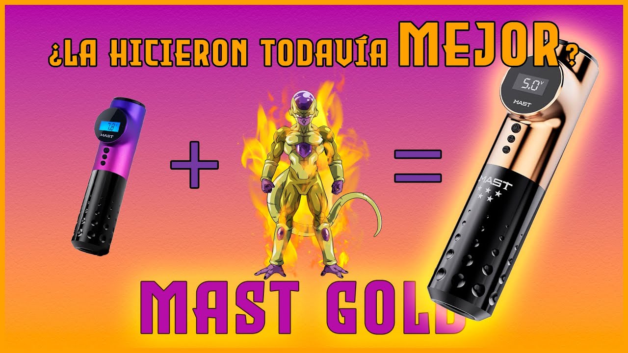 Reseña de Maquina de tatuar MAST ARCHER GOLD + NUEVO ESTUDIO TATTOO 🙊