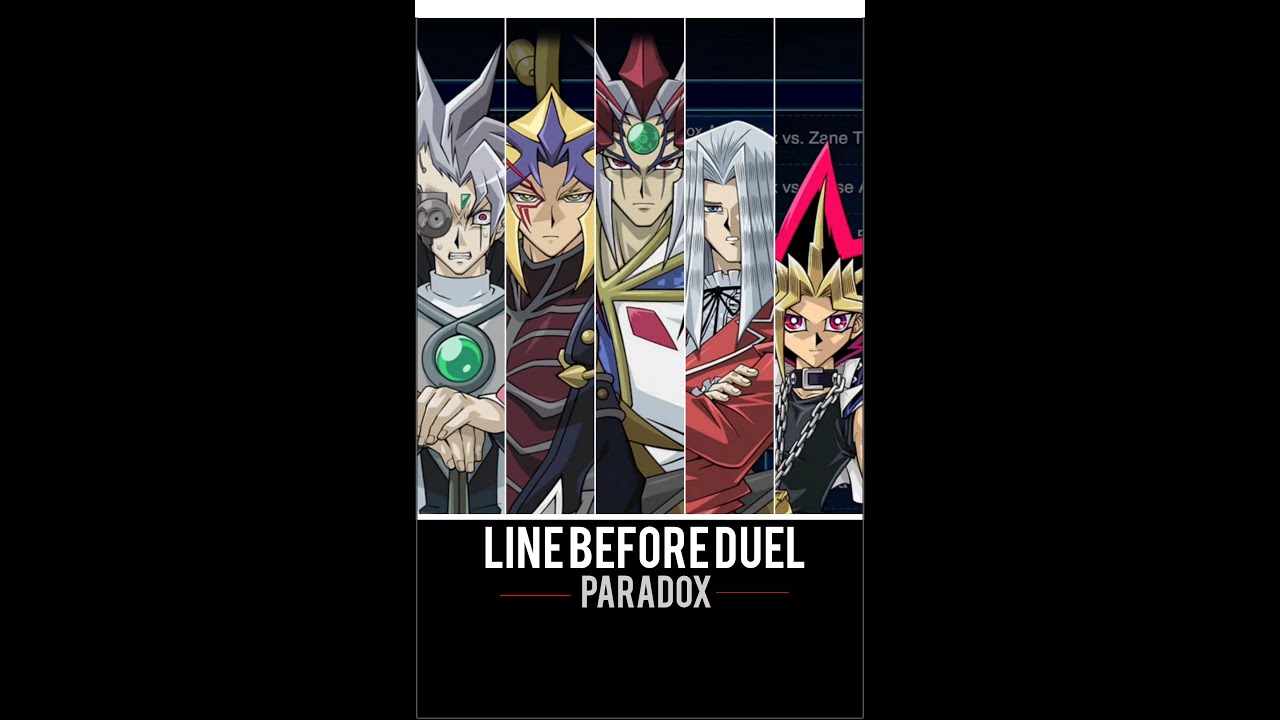 Yugioh Duel Links - ALL Character LINE before Duel! x Paradox