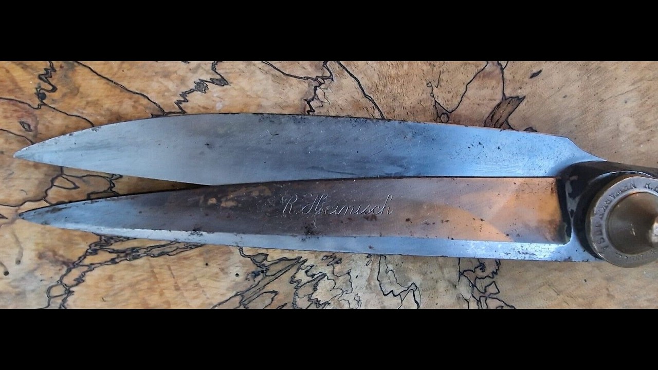 R. Heinisch scissors (USA) assembly and restoration
