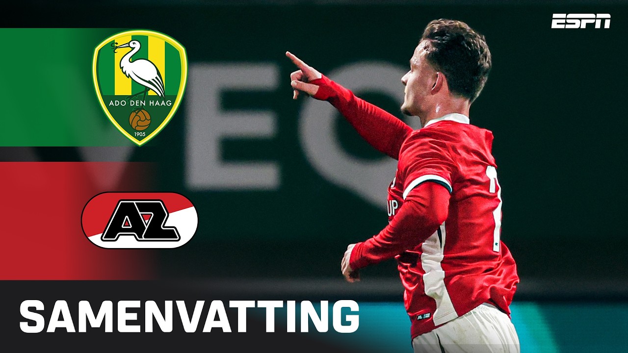 Jasper HARTOG met een 𝐒𝐍𝐎𝐄𝐈𝐇𝐀𝐑𝐃𝐄 vrije trap 💥 | Samenvatting ADO Den Haag - Jong AZ