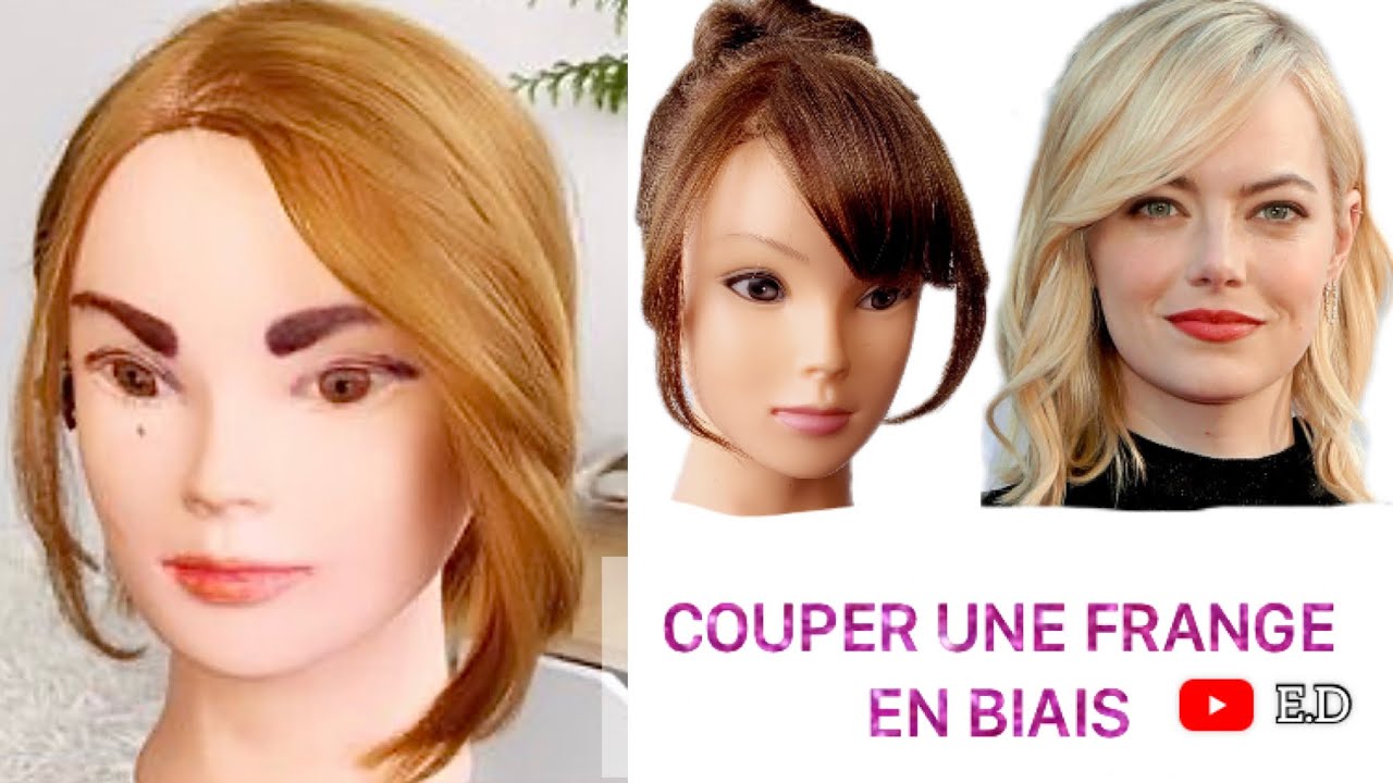 Coupe frange c&ocirc;t&eacute; facile / Easy side swept bangs haircut