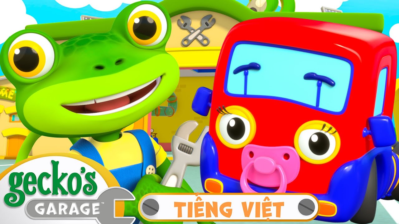 Nhầm Lẫn Bé Xe Tải và Xe Tải Quái Vật | Xe TảI Dành Cho Trẻ Em | Gecko’s Garage Tiếng Việt