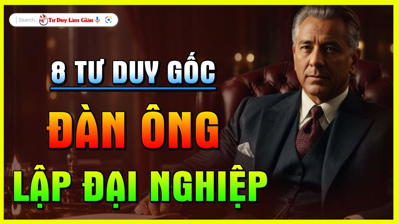ĐÀN ÔNG TAY TRẮNG DỰNG CƠ ĐỒ SỞ HỮU 8 TƯ DUY GỐC ĐỘT PHÁ - LẬP ĐẠI NGHIÊP  | Tư Duy Làm Giàu