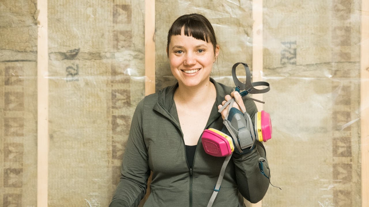 Insulating our cabin with rockwool | Building our home in the forest episode 30