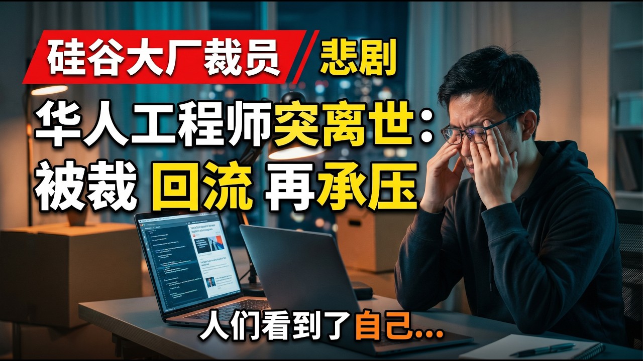 华人工程师突离世：被裁 回流 再承压 人们看到了自己