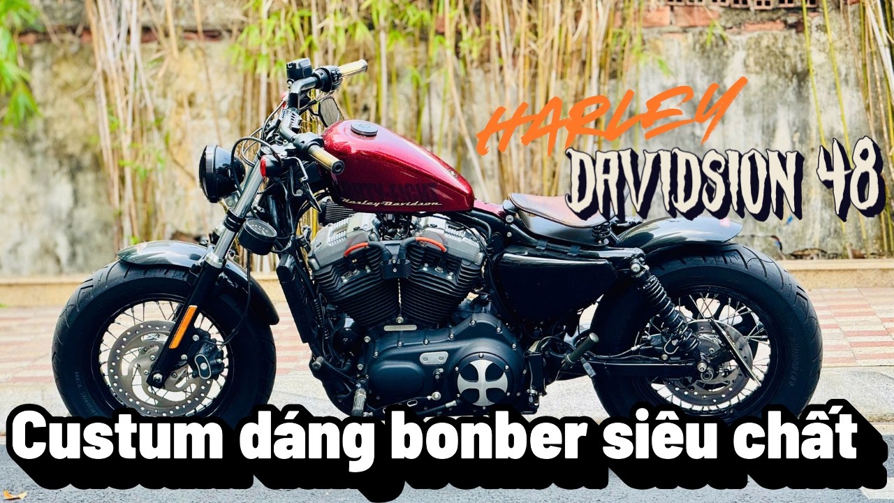 Harley 48 2015 bản custum bobber cực đẹp cho anh em đi cafe ...!!