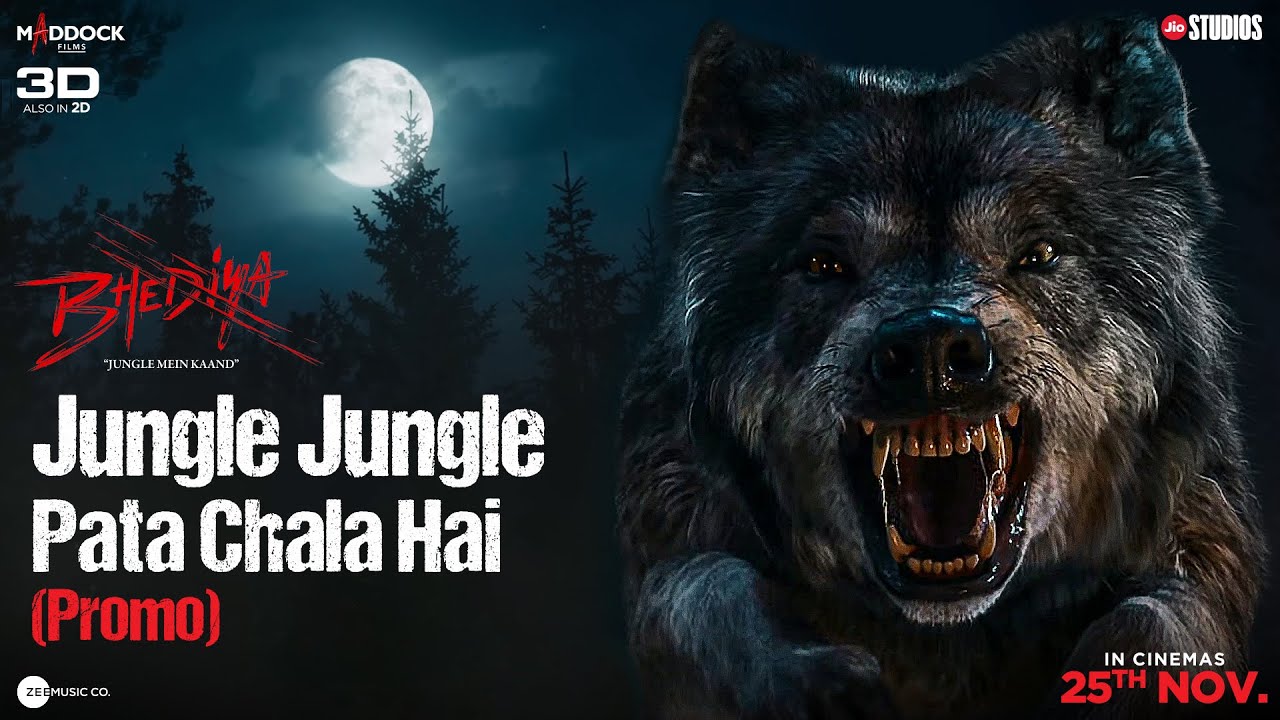 Bhediya - Jungle Jungle Pata Chala Hai | Promo | Varun D | Kriti S | Amar K | Dinesh&nbsp;V&nbsp;|&nbsp;25th&nbsp;Nov