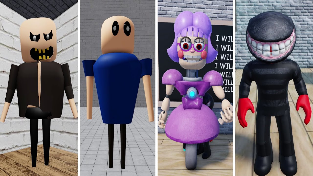 Escape Miss AniTrons Detention SCARY OBBY - Mr SCARY'S PRISON - Mr JACKS SCHOOL - Bendy
