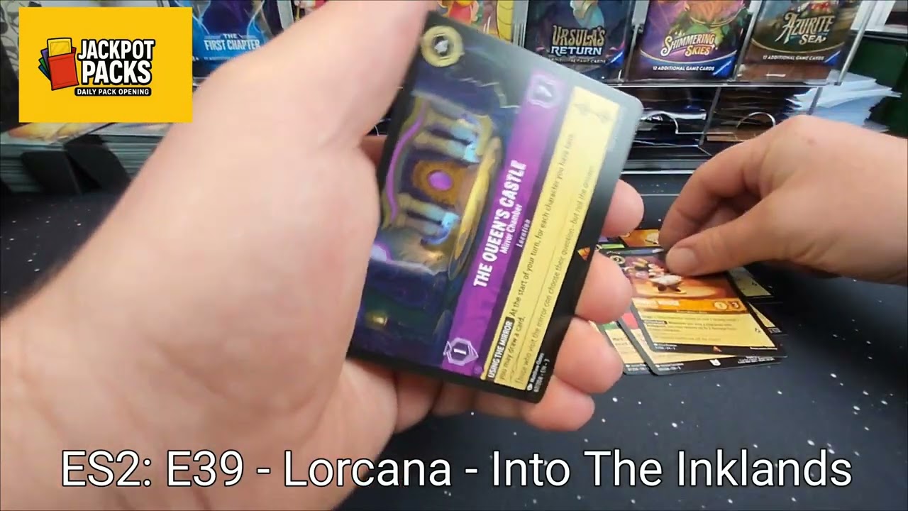 S2:E39 - Disney Lorcana Enchanted Iconic Rare Card Hunt - Into The Inklands Booster Pack Opening