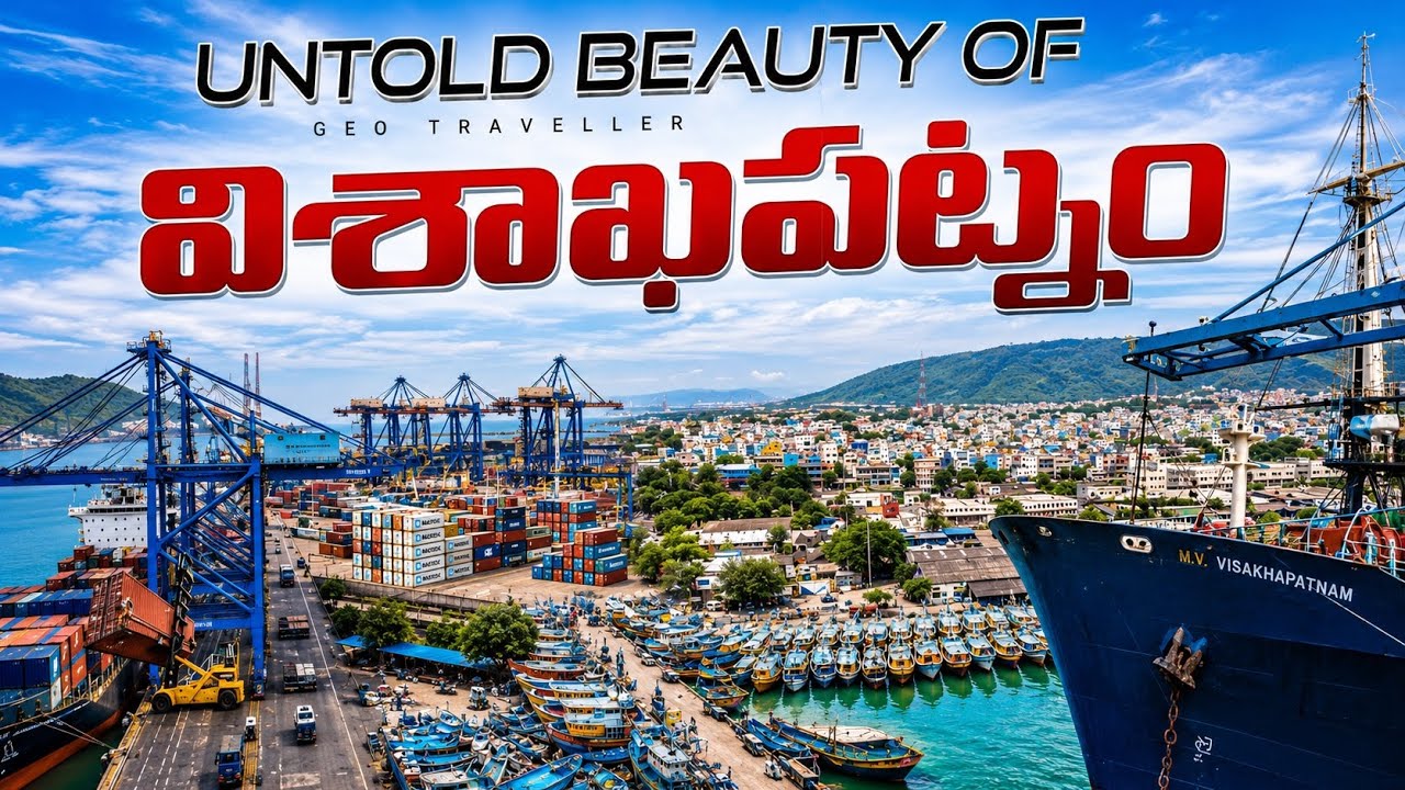 Part-2 “Vizag Tour 2025 | Fishing Harbour, Gangavaram Port, Kailasagiri, Hidden Places #geotraveller