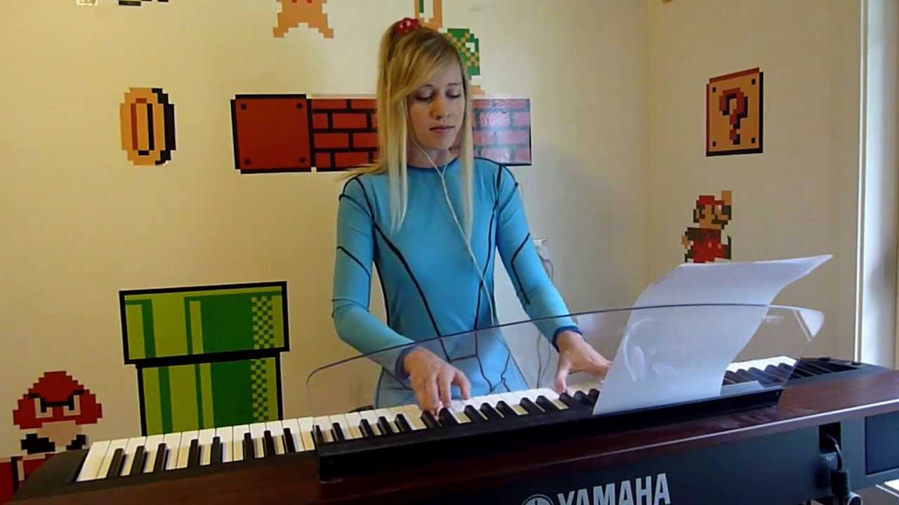Lara plays the Rocky Maridia theme from Super Metroid (piano cover)
