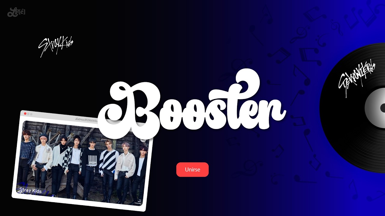 Stray Kids 'Booster' | Letra Fácil (Pronunciación)