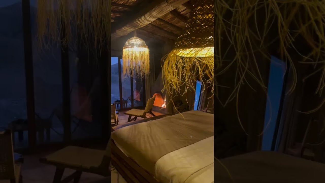 Explore Al Kamar Camp in Agafay Desert! 🏜️ #luxurycamp #morocco #glamping #shorts
