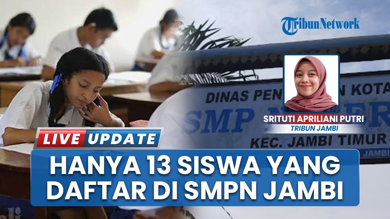 Hanya 13 Siswa Pendaftar SMPN 23 Kota Jambi hingga Penutupan SPMB 2025, Sekolah Terancam Tutup