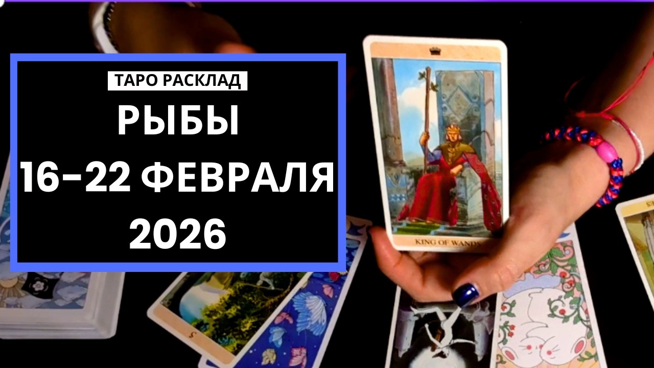 РЫБЫ - ПОДАРОК СУДЬБЫ - 16-22 ФЕВРАЛЯ 2026 - ТАРО РАСКЛАД