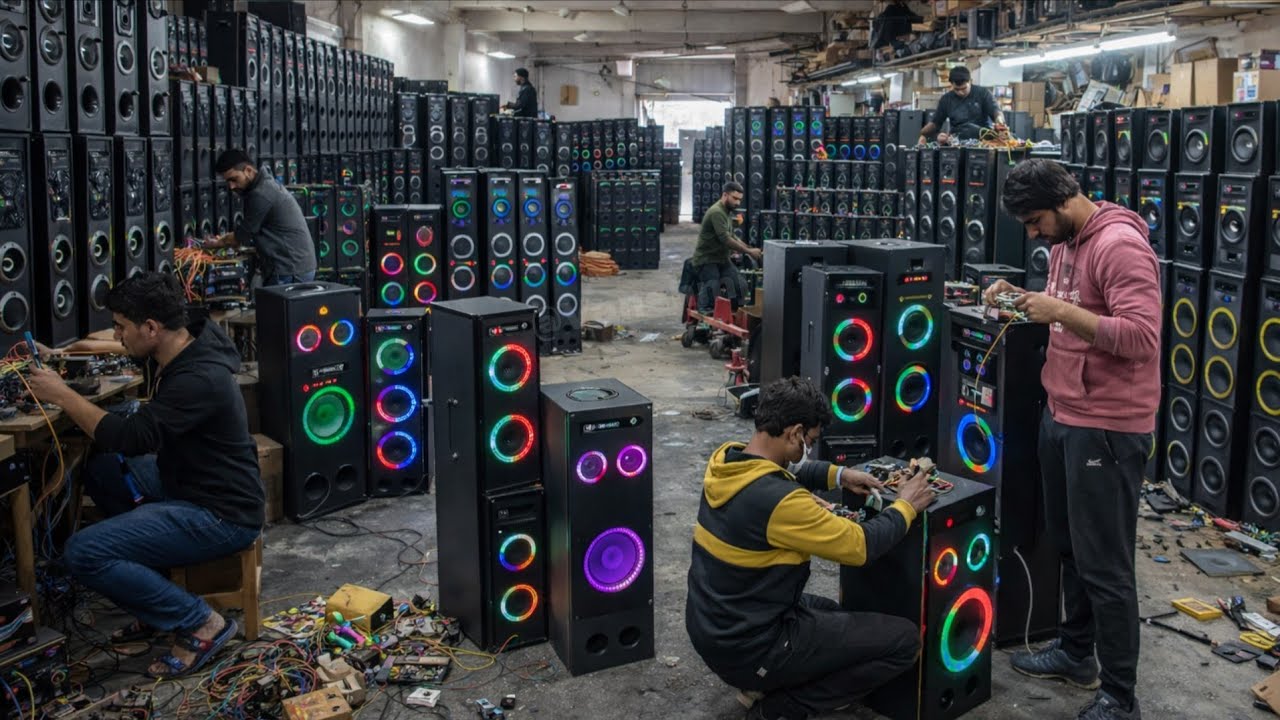 Make a speaker own brand | OEM speakers speaker factory in delhi | speaker manufacturer in delhi 