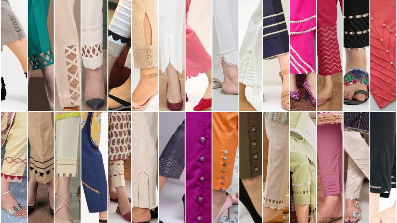 50+ Latest Trendy Trousers Design 2023 | Trouser Bottom | Trending pant plazo | latest plazo fashion