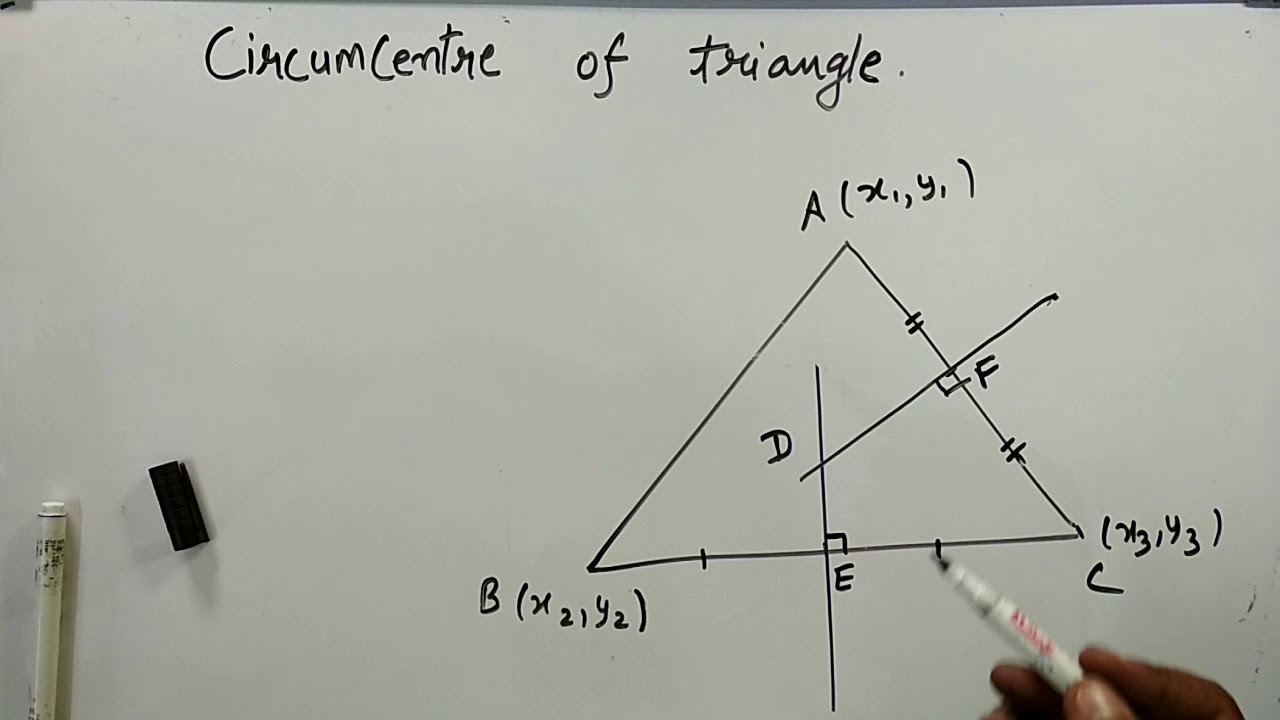 Circumcentre of triangle Properties and Derivation | Coordinate Geometry Part 8 | Kamaldheeriya