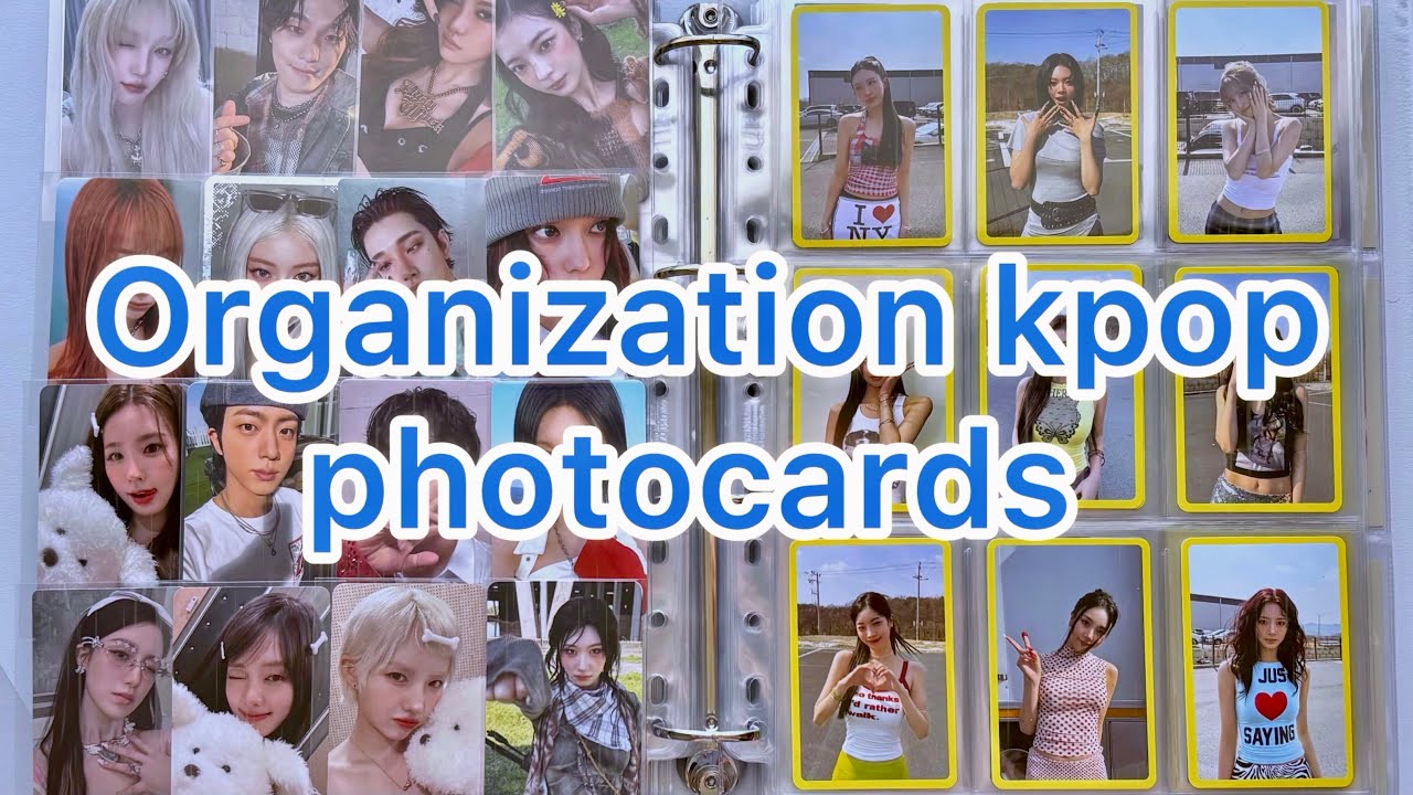 Организация карт i-dle, BTS, Twice, Aespa, ITZY, A.C.E, Seventeen / Organization kpop photocard 