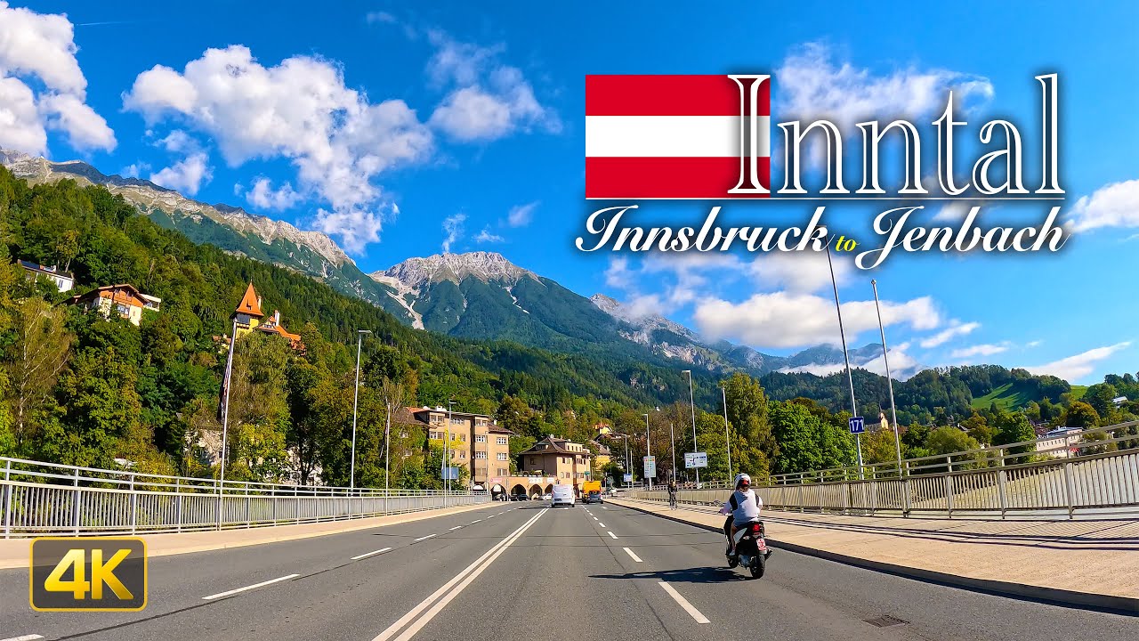 Inntal Valley, Austria 🇦🇹 Driving from Innsbruck to Jenbach