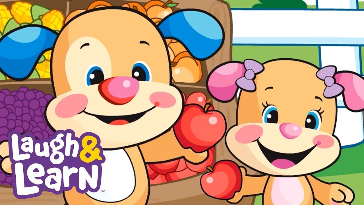 Come Shopping at The Market | Laugh & Learn | Cartoons and Kids Songs | Learn colors | Nursery Rhyme