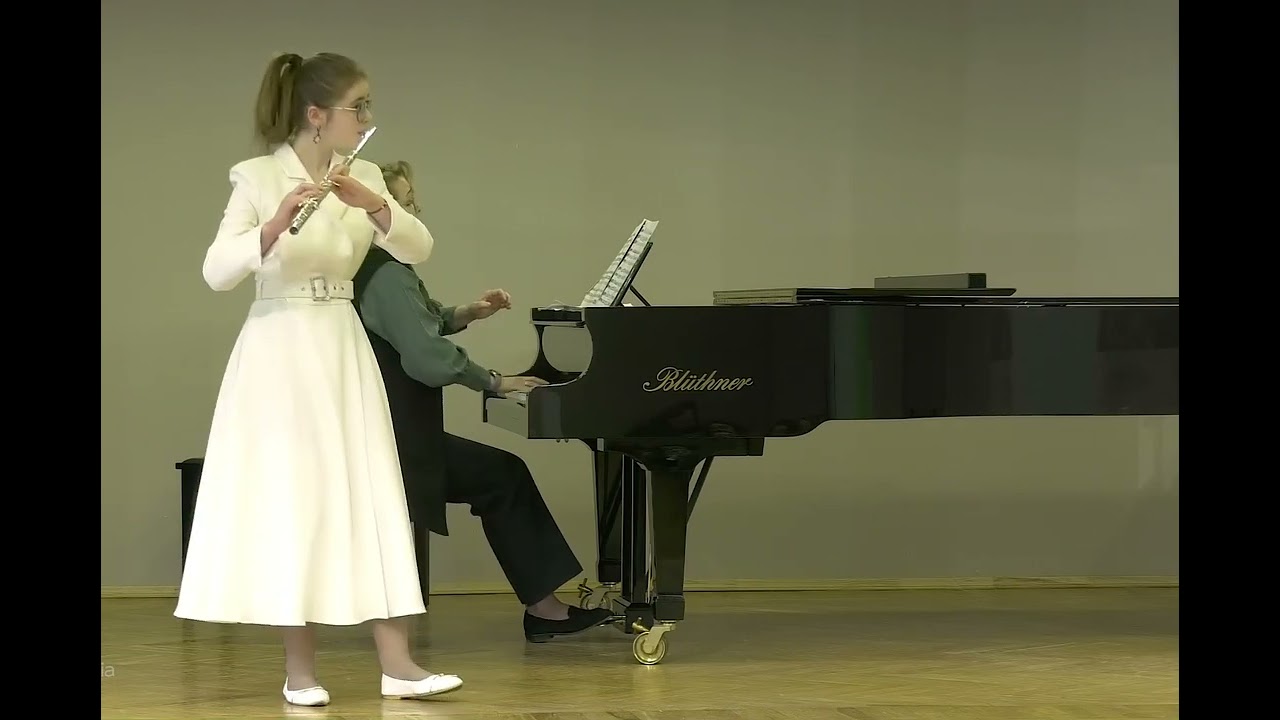 А. Хассе Концерт Ре мажор, 1 часть/Маргарита Рыбина (флейта), Айгуль Бухарова (фортепиано)