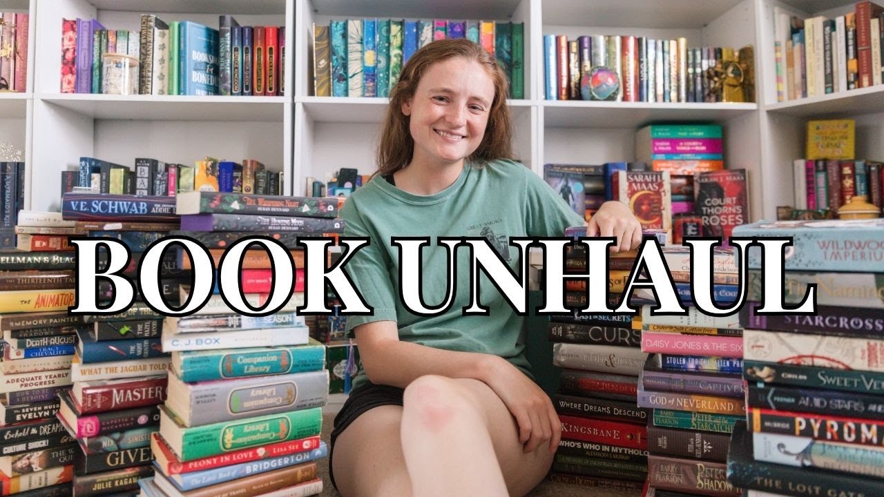 Huge Book Unhaul!! Almost 100 books off my shelves :)