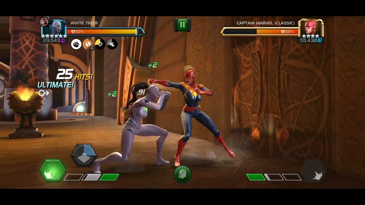 Mcoc White Tiger Insane Powersteal! 3 Special  attacks in like...seconds?