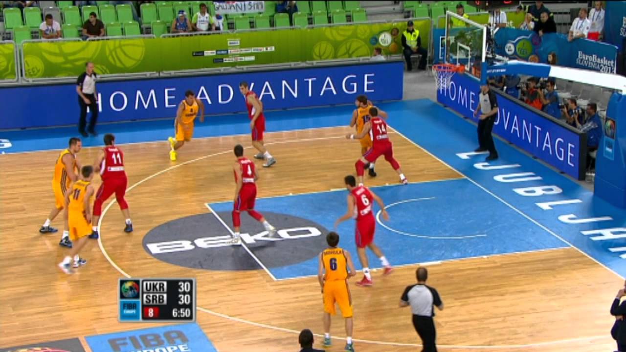 Dunk of the Game V. Kravtsov UKR-SRB EuroBasket 2013