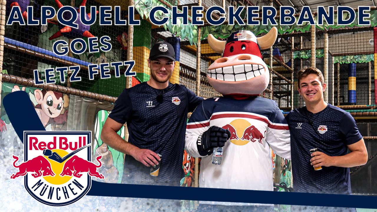 Alpquell Checkerbande Ausflug in den Letz Fetz Indoorspielplatz mit den Red Bulls | Red Bull München