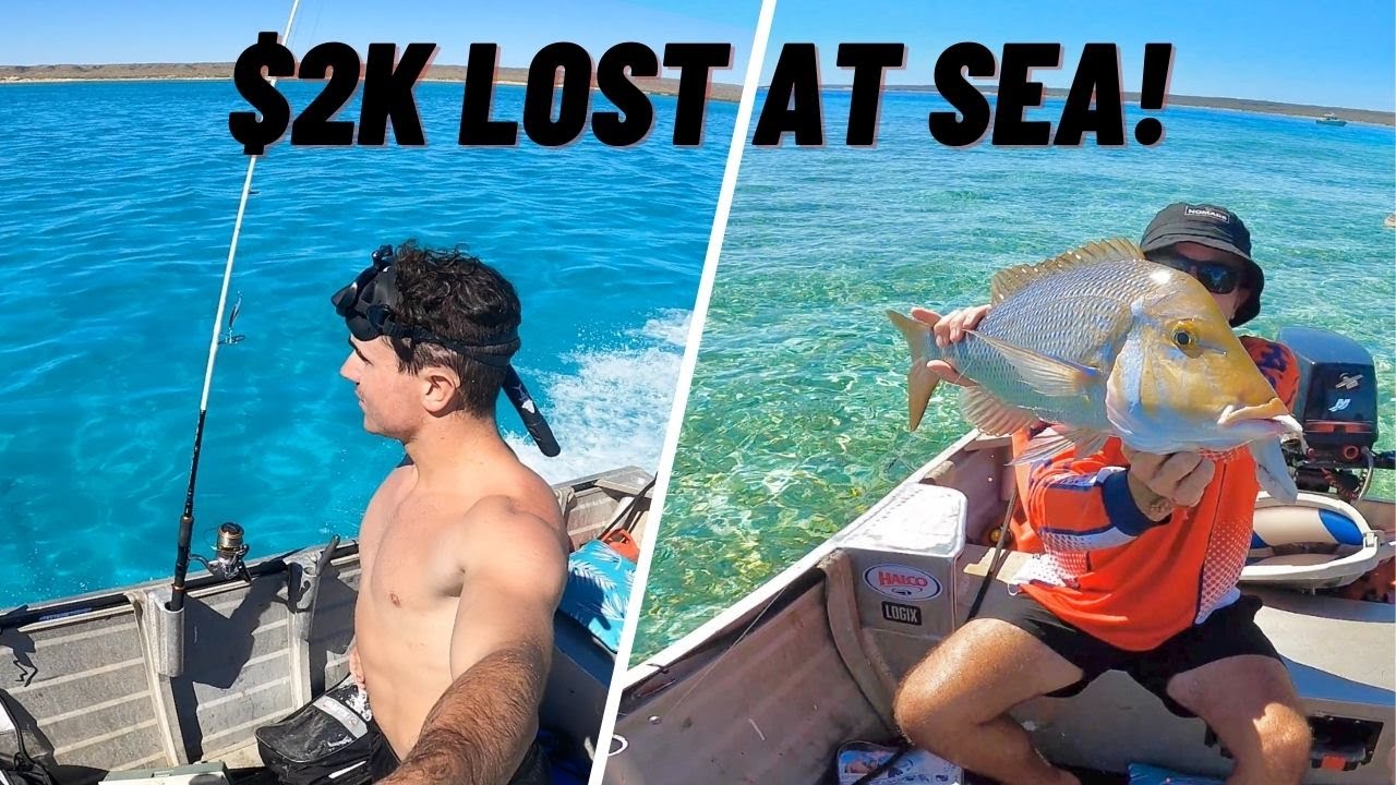 WHAT A DAY! Catching Monster fish in 1m of water - (Disaster)