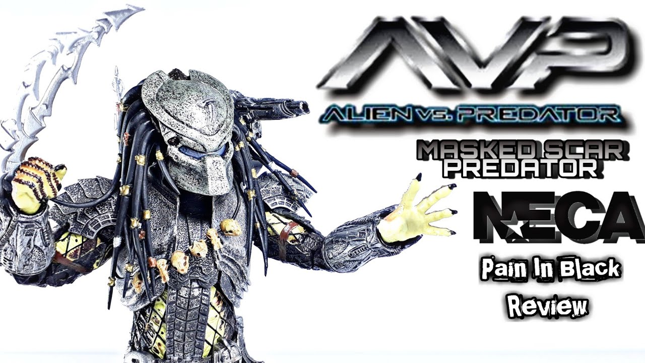NECA AVP Masked Scar Predator Serie 15 En Espa&ntilde;ol
