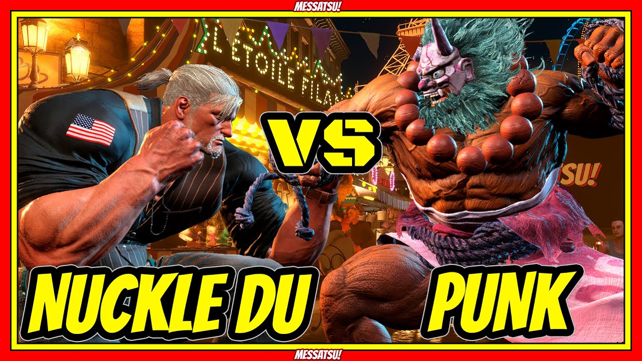 SF6 Punk (Akuma) VS Nuckle Du (Guile)💥Messatsu💥