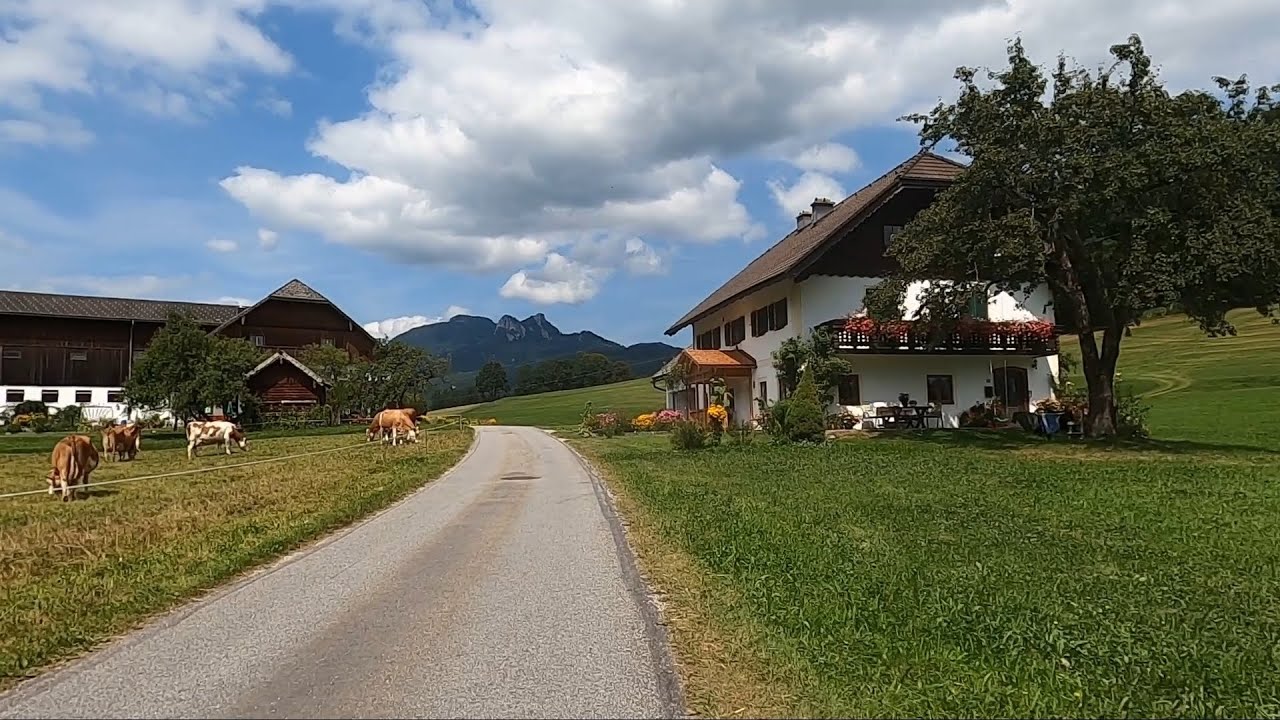 Salzkammergut 2022  - Wolfgangsee-Mondsee-Attersee-Weisenbachtal radweg kerékpártúra