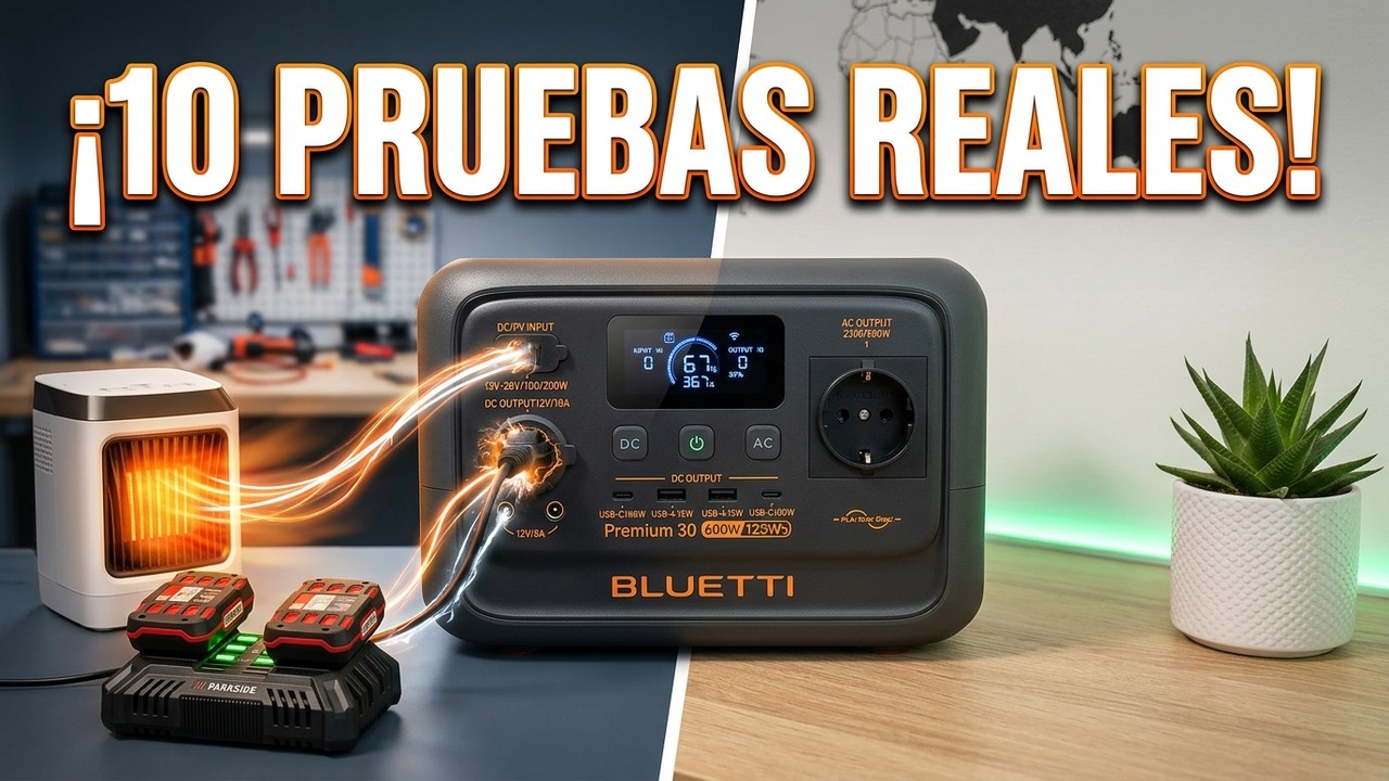 10 Pruebas que tienes que ver de la Bluetti Premium 30V2 !!