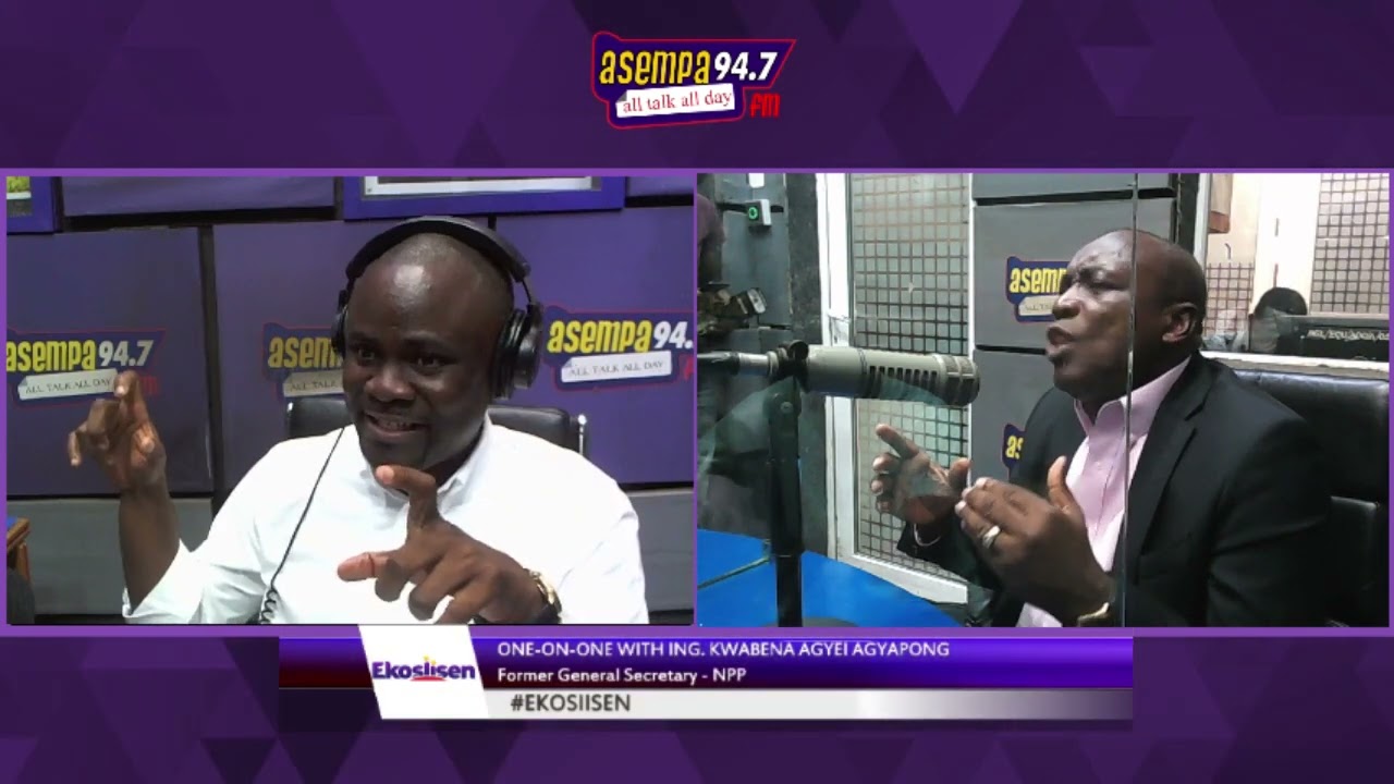 EKOSIISEN ONE-ON-ONE WITH KWABENA AGYAPONG, FORMER GENERAL SECRETARY - NPP (17-05-22)