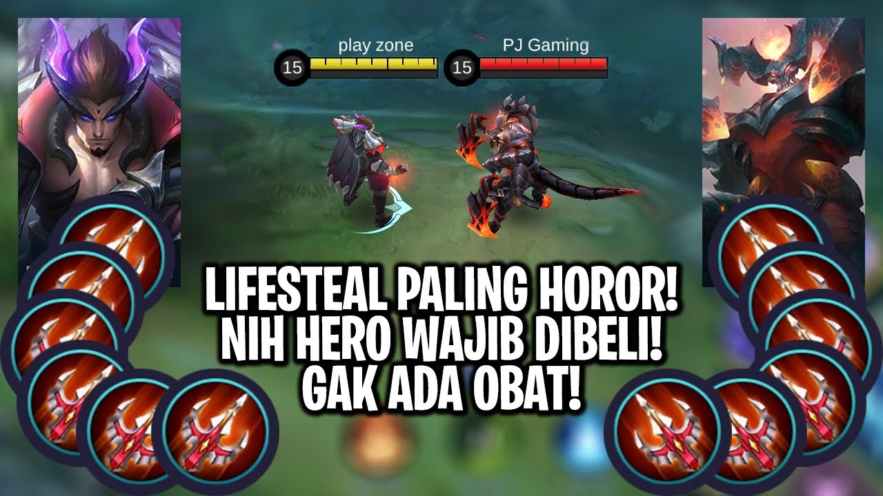 YU ZHONG VS THAMUZ || SIAPA FIGHTER PALING VAMPIRE?! MOBILE LEGENDS