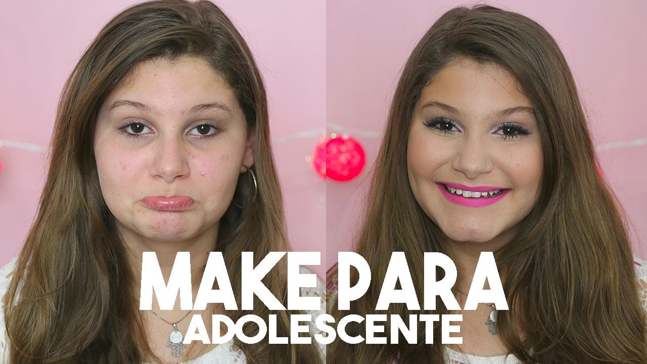 MAKE PARA ADOLESCENTE COM IRIS (XUXUZINHA)