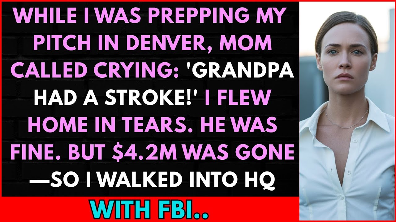 On My Business Trip, Mom Faked Grandpa’s Emergency to Steal $4.2M — But I Took the Company Overnight
