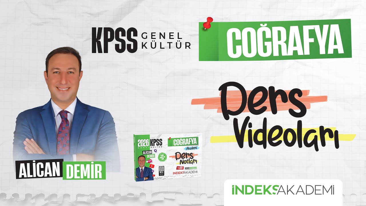 12 - 2026 KPSS - Coğrafya - Türkiye'nin Yer Şekilleri - (Kayaçlar ve İç Kuvvetler -I-) -Alican DEMİR