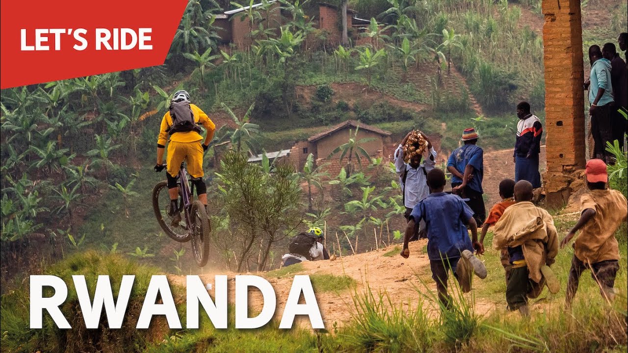 Exploring Rwanda on a mountain bike with Ludo May & Fred Horny.