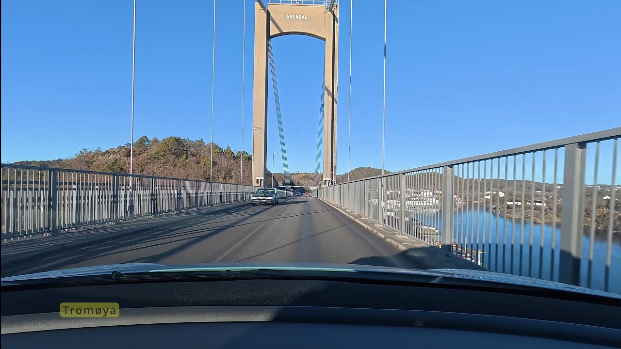 🚗 Road Trip in Norway 🇳🇴 | Trømøya & Arendal to Kristiansand – Scenic Drive! 🌿🌊