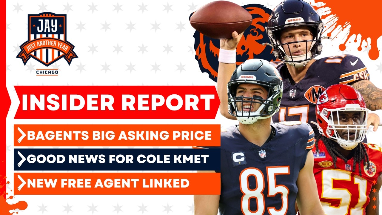 NEWS: Tyson Bagent's Asking Price is Steep Per Bears Insider + Kmet's Future Update & New Free Agent