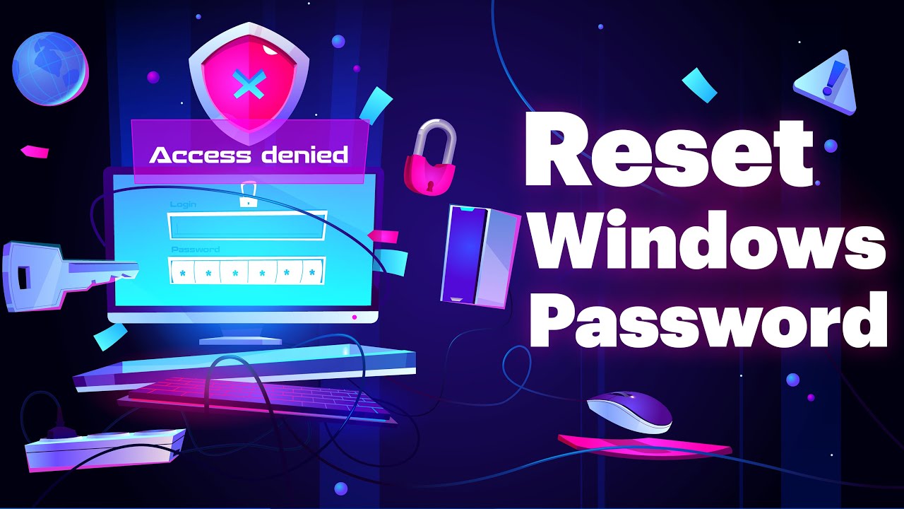 Reset Windows Password - ریست کردن پسورد و دور زدن پسورد ویندوز بدون ابزار جانبی
