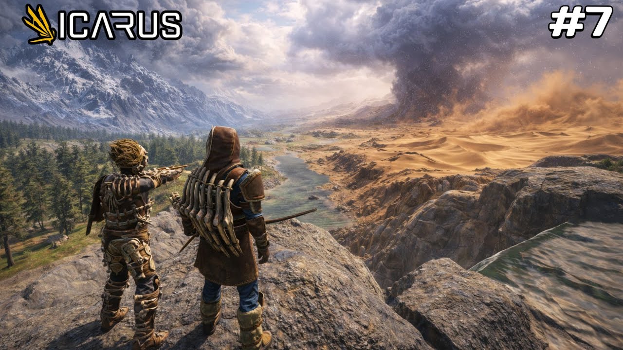 🔴Viajamos a los Biomas de Nieve y Desierto por primera vez en ICARUS #7