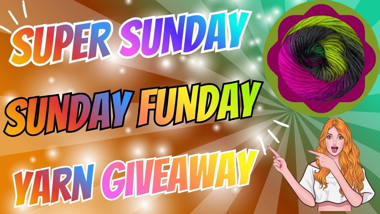 Розыгрыш пряжи Sunday Funday Wicked Yarn открыт по всему миру.